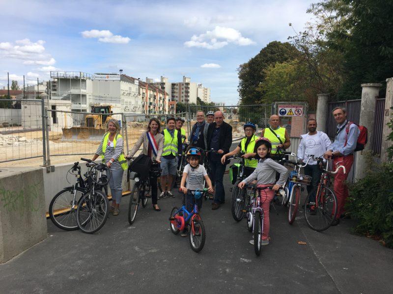 ‘Métro, vélo, émission zéro !’ le long du tracé de la future ligne 15 du Grand Paris Express