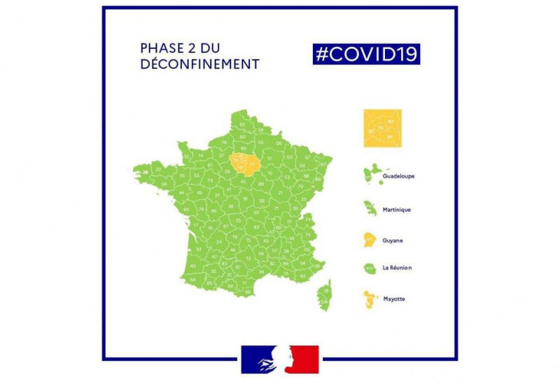 Deuxième étape du plan de déconfinement : 2 juin 2020