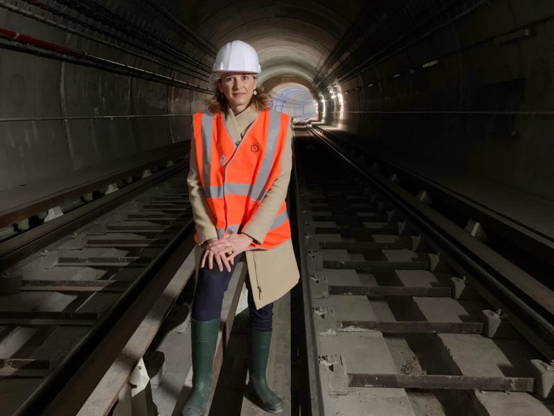 Sur le chantier du prolongement de la ligne 4 jusqu’à Bagneux